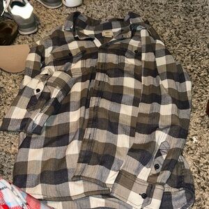 Men Vans green plaid Flannel